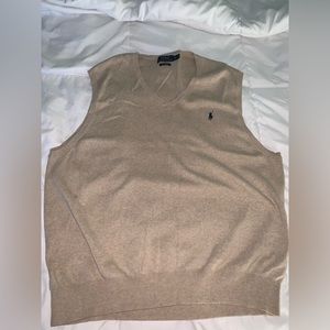 Ralph Lauren sweater vest— 100% Pima cotton